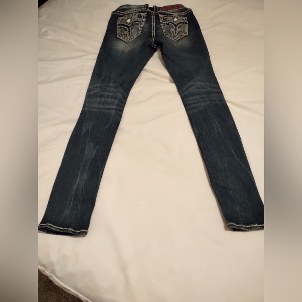 Women's Rock Revival Blue Jeans